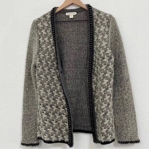 Coldwater Creek Women’s 8 wool One Button Knit Cardigan Sweater